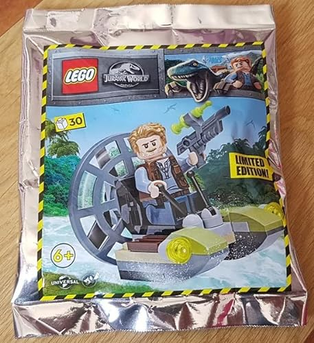 LEGO Jurassic World Owen mit Luftboot Folienpaket Set 12220 (Beutel)