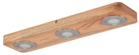 Lindby ,schwenkbar (Modern) aus Holz (3 flammig,) - Deckenleuchte Lampe Wohnzimmerleuchte