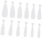 minkissy Nail Tips in Diamond Shape False Nails Nail Art Design Gel Solid Press-on Nail Extension Model