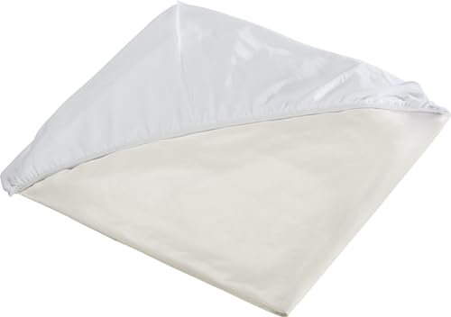 Erwin Müller Spannbettlaken wasserdicht/Kochfest Prenzlau f. Boxspringbett Molton weiß Größe 100x220 cm
