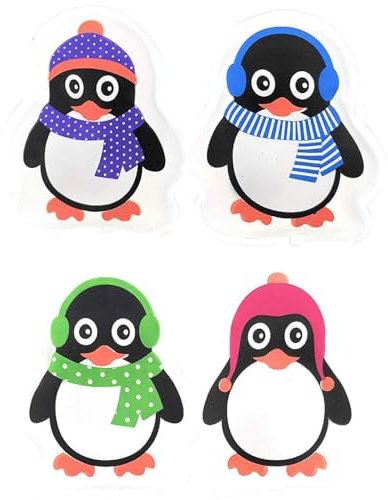 Luxtor Handwärmer Pinguin im 12er Set: Niedliche Taschenwärmer für warme Hände im Winter (12er Pack)