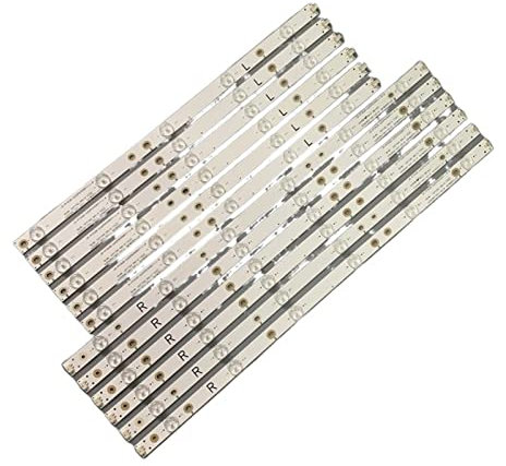 MAGILL 12 pièces/Kit LED Bandes Fit for PHILIPS 50 TV 50PFT4509 50PFH4109 50PFT5300 12 TPT500J1 LE8 500TT25 500TT26 500TT55 500TT56 Bande lumineuse pour téléviseur