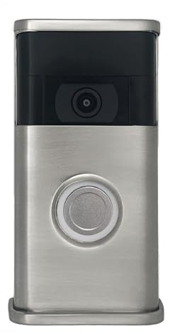 Traditional Video Doorbell Cover (Ring 2nd Generation Compatible) (Nickel Silver)