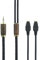ABLET 2,5mm symmetrisches Kabel Kompatibel mit Sennheiser HD600 HD650 HD580 HD660S HD58X HD6XX 7N OCC Kopfhörer Kopfhörer versilbert Kabel Walnuss Holzgehäuse