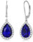 jiamiaoi Ohrringe Silber 925 Hängend Ohrringe Hängend Saphir Hängende Ohrringe Blau Weißgold Ohrringe Hängend 925 Sterlingsilber Ohrringe Hängend Zirkonia Ohrringe Tropfen