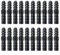 Lot de 20 raccords de tuyau en plastique industriel pour irrigation et arrosage 20 mm
