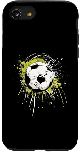 Hülle für iPhone SE (2020) / 7 / 8 Fußball Grunge