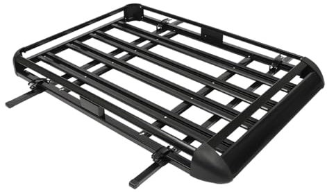 DZSCHUNLUSM Dachträger Aluminium Auto Dach Rack Korb Fach Gepäck Fracht Träger 127x9 7cm/140 * 100cm/160 * 100cm Dachgepäckträger Auto(160x100cm)