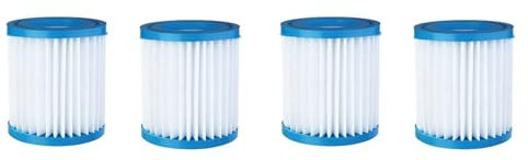 SRMAN 4 PièCes SéRies les Cartouches de Filtre de Piscine Type H Filtre de Piscine de Remplacement pour Nettoyeur de Pompe de Filtre de Piscine