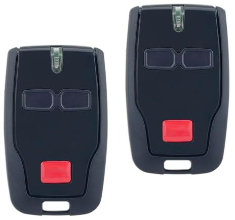 2 chiavi per telecomando da garage per BFT MITTO 2 B RCB, 433 MHz, 2 pulsanti BFT telecomando, telecomando per Rolling BFT MITTO 2, Kleio, Ghibli, TRC 2, TR
