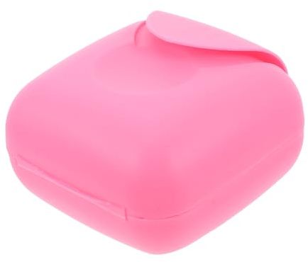 OATIPHO Scatola Portaoggetti in Plastica Rosa per Organizer Mestruale, Contenitore Portatile e Minimalista per Viaggio Comodo Sistema di Stoccaggio