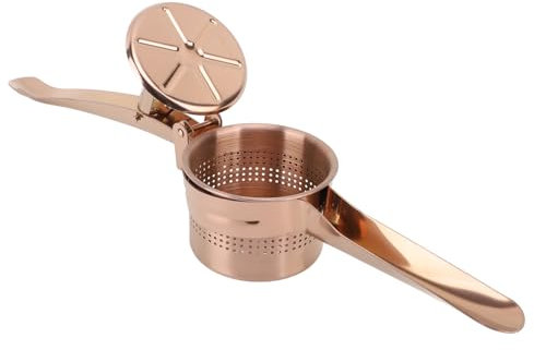 Plyisty Squeezer, de Robot Largo Multifuncional a Mano a Mano Sostenga Sokowirówka Fácil de Acero Inoxidable Dezembla para la Cocina (Oro rosa)