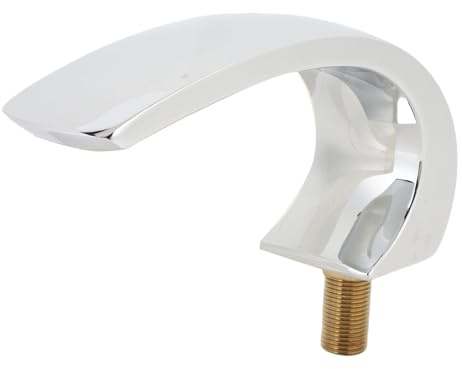 Asixxsix Grifo de bañera tipo cascada, grifo de pared con rosca macho G1/2 de fácil instalación. Reemplazo para grifo de bañera, spas,bañeras de hidromasaje y bañeras convencionales