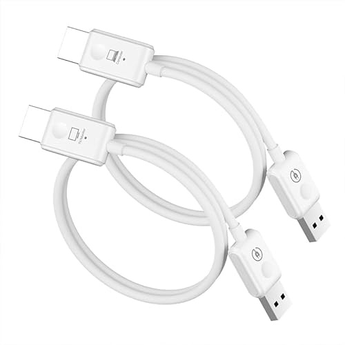 Trådlös HDMI-sändarmottagare, 2026 uppgradering HDMI-förlängare 4K 1080P, 2.4G/5G trådlös bärbar HDMI-förlängare Plug & Play,omfattande förlängare för skrivbord, PC, TV-box, till TV/monitor/projekto