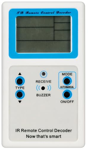 Tsophreniq MultiModes Infrare Remotes Control Decoders Signals Analyzers for Real Time Signals & TVs Wide Compatibility TVs Remote Compatibility