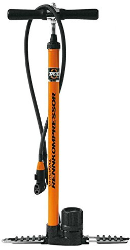 Rennkompressor SKS Metall orange - mit Schlauch 2150 Multi Valve