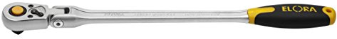 Elora Hebel-Umschaltknarre mit Gelenk 1/2 Zoll, extra lang, 770-L115GF, 0770001042100