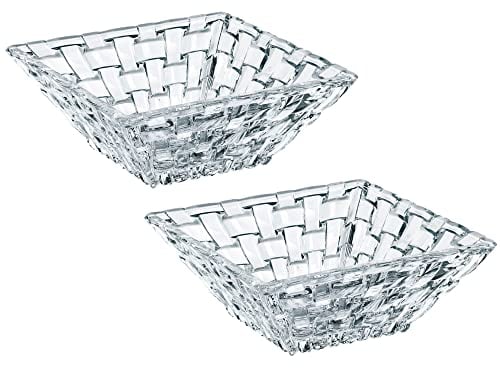 Nachtmann 2-teiliges Schalen-Set, Glasschalen, Kristallglas, 12 cm, Bossa Nova, 0089694-0