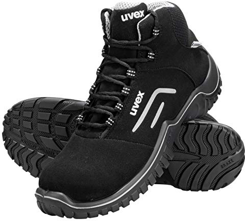 Uvex Motion Style Arbeitsschuhe - Sicherheitsstiefel S2 SRC ESD - Schwarz, Größe:36