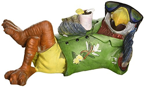Design Toscano Just Chillin', Tiki-Papageienfigur