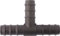 Irriga Pipe Fitting: 13mm Tee (Pack of 5), Barbed Connector for Garden/Patio Automatic Irrigation Water Supply Pipe