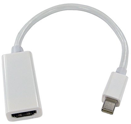 kenable Mini-DisplayPort Laptop Male Plug to HDMI TV Female Adapter Cable 15cm