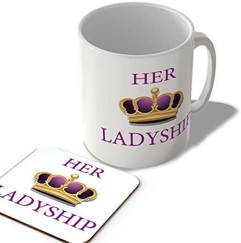 McMug - Her Ladyship - Mug and Coaster Set, Ceramic, 11fl.oz.