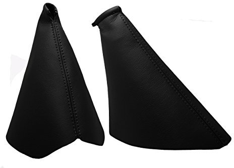 JPstraps - Funda para Palanca de Cambio Piel Color Negro Compatible con Renault Laguna II (2001-2008)
