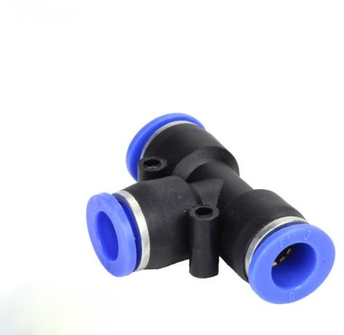 phil trade T-Stück Verbinder Steckverbindung Pneumatik Kupplung für PU-/PA-Rohr 8 mm
