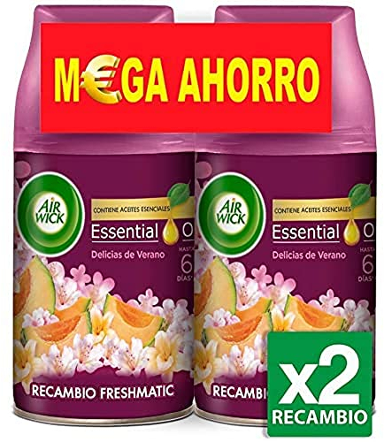 Air Wick Life Scents Delicias de Verano Ambientador Freshmatic Recambio Duplo - 500 ml