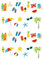 32 Stand Up Beach Seaside Summer Holiday Themed Edible Wafer Paper Cake Toppers Decorations