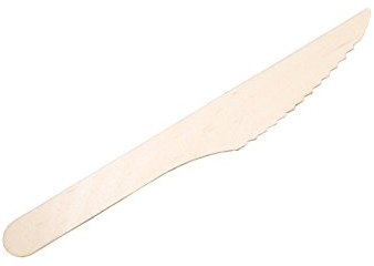 PGV 100 Holzmesser Messer Holz Einweg für Imbiss Grill Kuchen natur biologisch umweltfreundlich