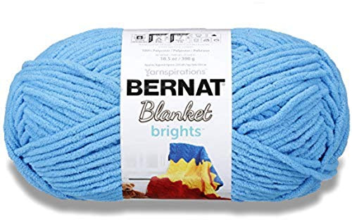 Bernat Blanket Bright Yarn, Busy Blue
