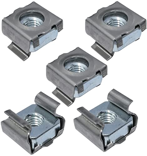 AERZETIX - C19182-5 x Käfigmuttern - M5 L13.2mm H8.8mm - für Blech - 0.7-1.6mm