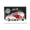 Nostalgic-Art Retro Kühlschrank-Magnet, 6 x 8 cm, VW – Meet The Classics – Volkswagen Bus Geschenk-Idee, aus Metall, Vintage Design