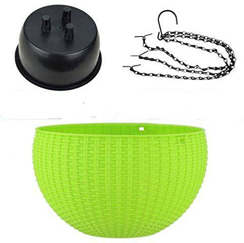 Chlorophytum - Maceta de plástico para colgar con absorción automática de agua para colgar