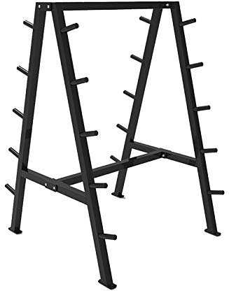ZZRS Fitnessgeräte-Regal österreichischer Hantel-Hantel-Speicher-Rack Gerade/Gebogene Stange-Langhantel-festes Lager-Rack, Gewichtslager: □ 600kg