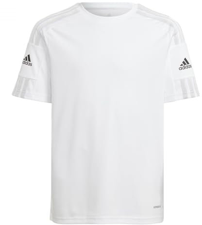 adidas Jungen Squadra 21 Jersey, White / White / Black, 9-10 Years