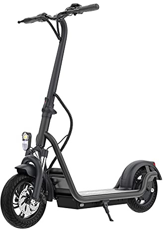 Electric Scooter Adult, Foldable All Terrain Scooter with 12 Inch Solid Tires, Powerful Range and Long Battery Life, Triple Brake Protection, 3 Speed Modes