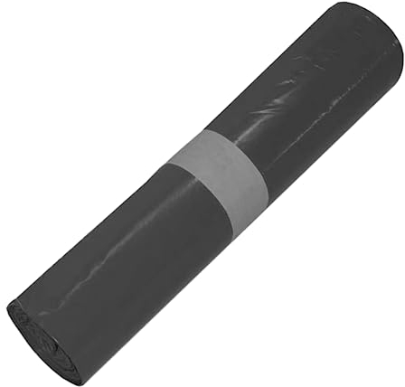 Wisch-Star Müllbeutel 120l in Schwarz, 25 Beutel, Mülltüten groß 700x1100mm extra stark, reißfeste und stabile Abfallsäcke, Schwerlast Müllsäcke