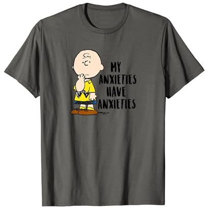 arachidi - Charlie Brown Le mie ansie hanno ansie Maglietta