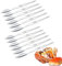Seafood Forks Picks, Tenedores para marisco cangrejo y langosta recogiendo herramientas paquete de acero inoxidable (12 piezas)