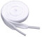 Sechunk Juego de 2 pares de cordones planos de 29 colores, 12 longitudes para zapatos, Blanco, 50cm