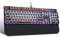 Typewriter Mechanical Gaming Keyboard,Retro Punk Round Keycap with Wire Rainbow Backlit Keyboards with Blue Switch for Windows Laptop PC Mac PS4 PS5 Gaming(Black)