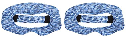 Mikikit 2pcs Vr Headset Eye -drying Sweatband Design Comfortable Fit for Head for Gaming and Travel