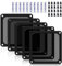 YIMATEECO Dust Filter PC 140mm for Computer Cooler Fan/PSU/Routers Computer Fan Filter Grills PVC 50 Mesh, Magnetic Frame PC Cooler Filter Dustproof Mesh (PVC, 140 * 140mm, 5pcs, Black)