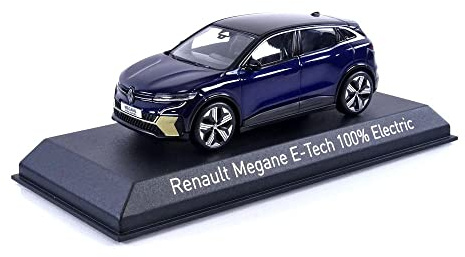 Norev Renault Megane E-Tech 100% Electric 2022 Midnight Blue and Black 1:43