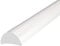 Shower or Bath Threshold Water Barrier Seal Strip | 80cm, 90cm, 140cm, 200cm or 250cm Long | Clear, White or Black | Used in Wetrooms or with Doors/Screens | Rigid Material | SEAL055 (25mm White)