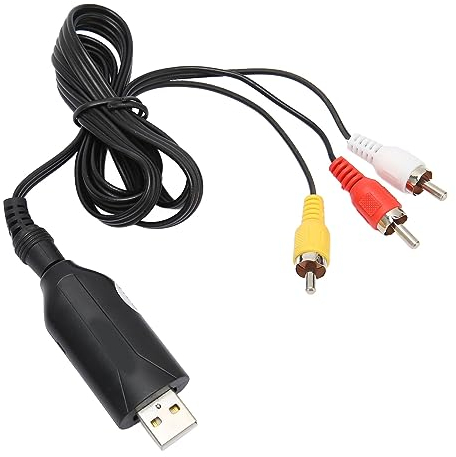 Dispositif de Capture Vidéo USB, Carte de Capture Vidéo VHS, Magnétoscope, Hi8, DVD, SetTox Box, DV, Caméscope Via Connecteur vers USB, Support PAL, NTSC, pour PC TV