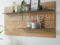 Furn.Design Wandregal Hängeregal in grau matt und Eiche Wotan Holz modern Wohnzimmer Regal Wandboard Wandpaneel zum Aufhängen 155 x 80 cm Center (Wandregal)